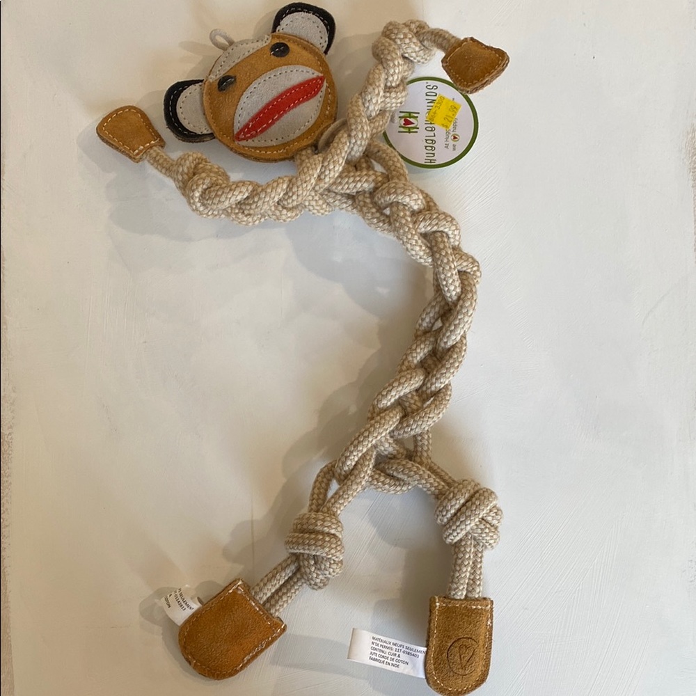 Dog Toy - Tan and Brown